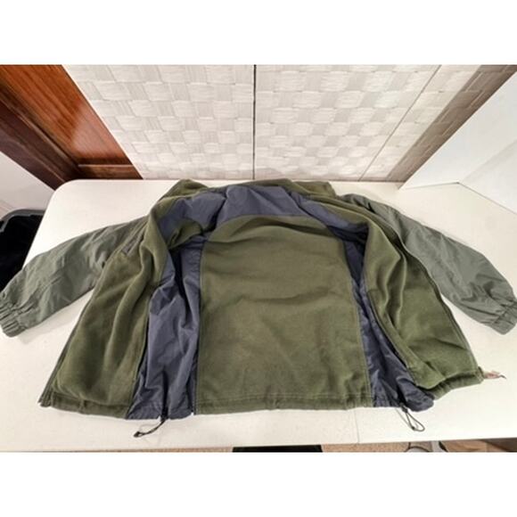 "L.L. Bean" RARE!! Reversible Mens Jacket SZ XL Reg. Fleece And Nylon Raincoat - Picture 12 of 16